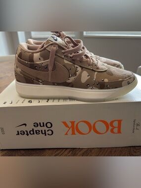 Nike Bk 1 SE Size 13 Hemp Sail Brown Desert Camo IM1360200 Mens 7.5